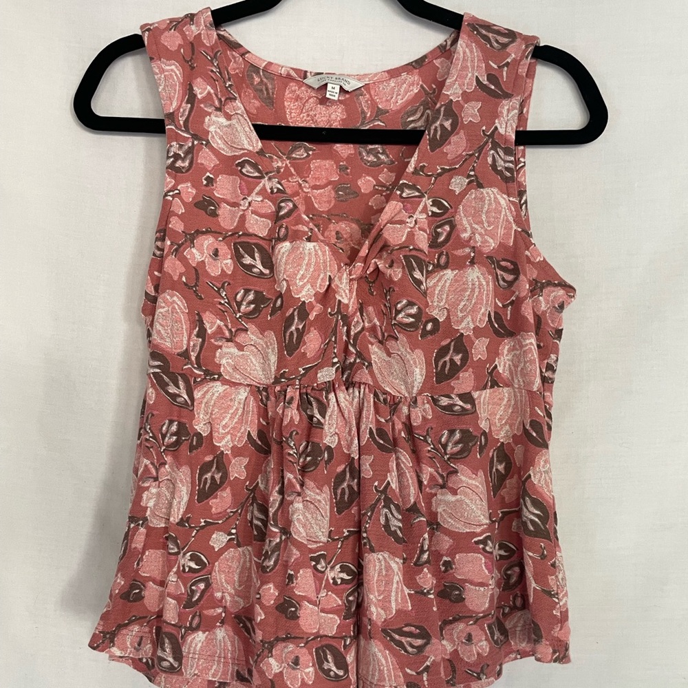 Lucky Brand Floral Tank Top
